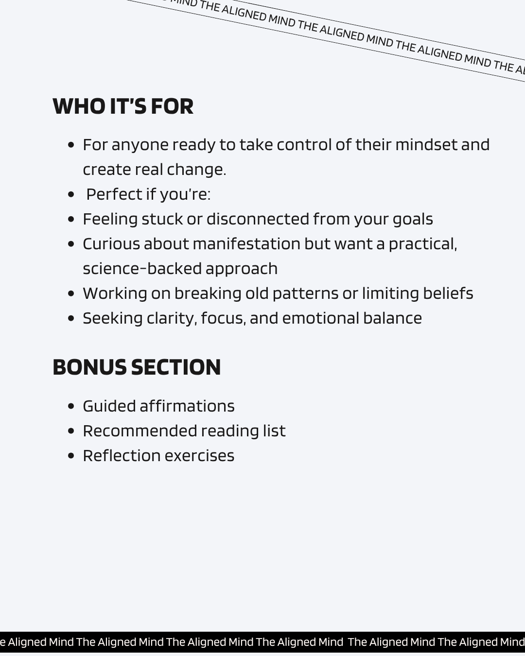 The Aligned Mind – A Practical Guide to Rewire Your Brain & Manifest Your Reality