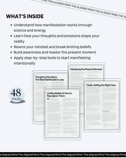 The Aligned Mind – A Practical Guide to Rewire Your Brain & Manifest Your Reality